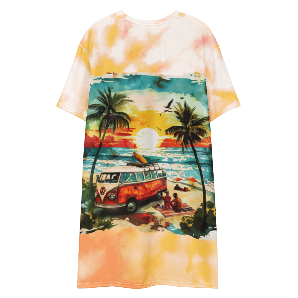 AK Summer Breeze Robe t-shirt_Orange Sunset Surf