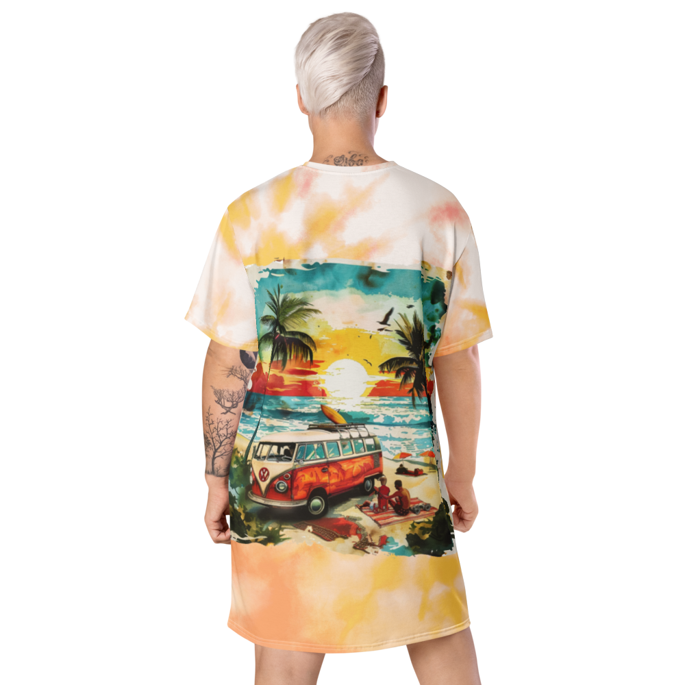 AK Summer Breeze Robe t-shirt_Orange Sunset Surf