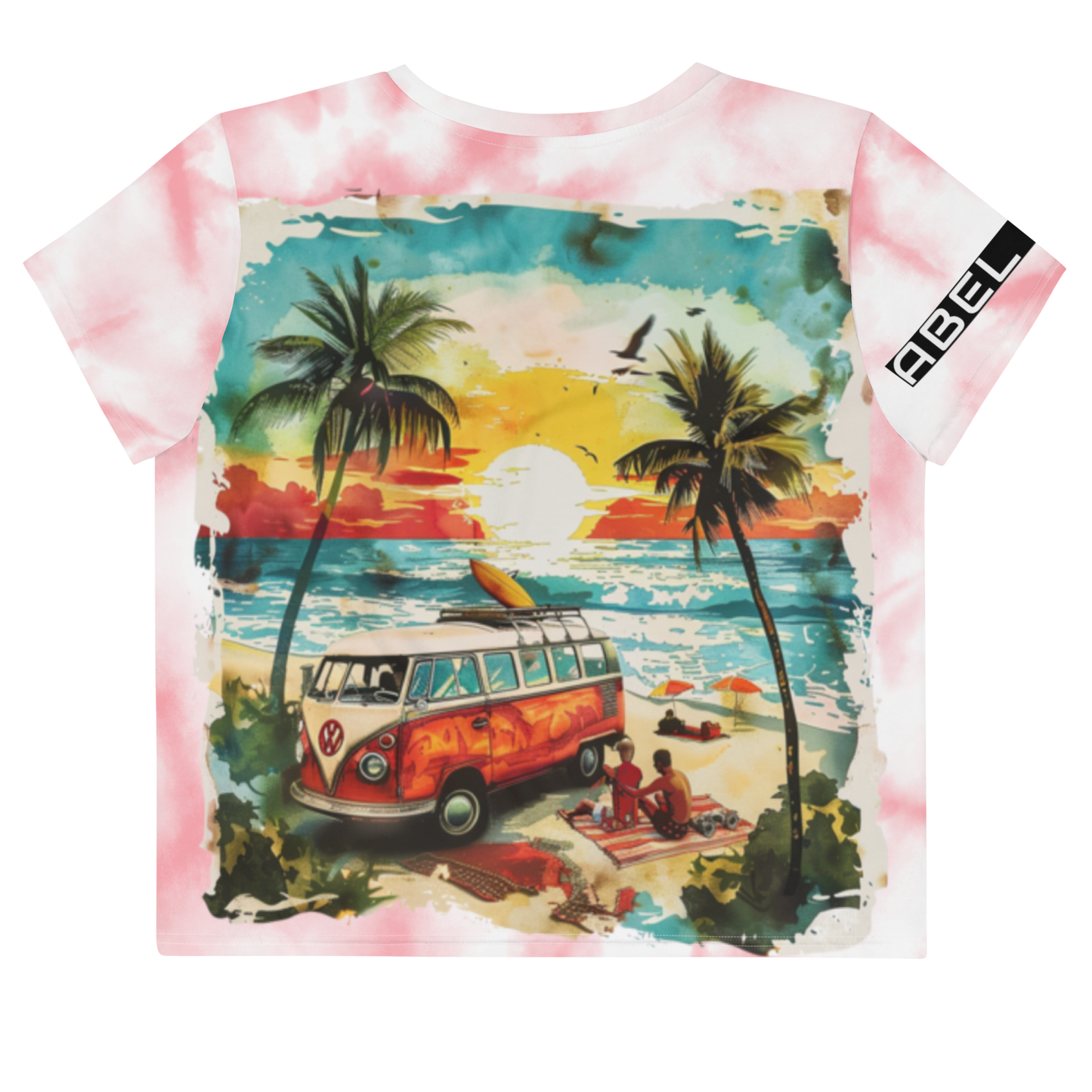 AK Summer Breeze Crop-Top_Pink Sunset Surf