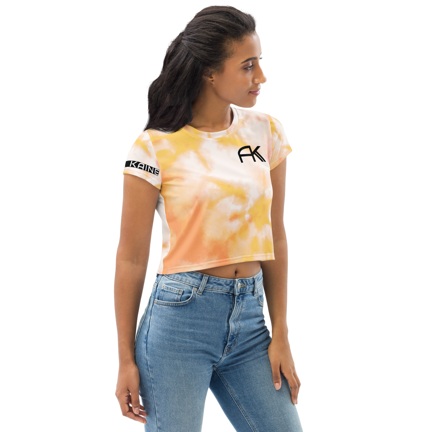 AK Summer Breeze Crop-Top_Orange Pure & Clean