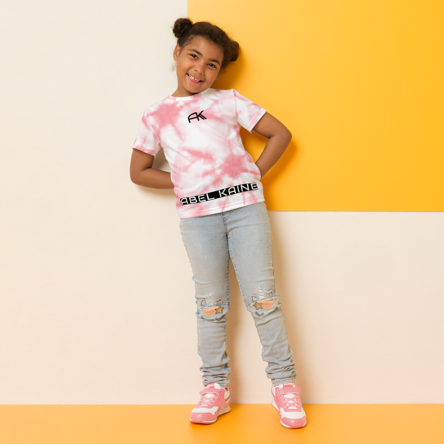 AK Summer Breeze Kids Tee_Pink Sunset Surf