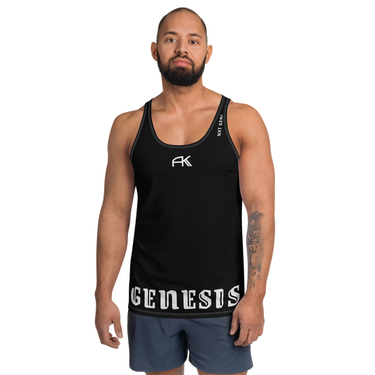 AK GENESIS - Nxt Gen! chptr one Unisex Tank-Top Pure_Black