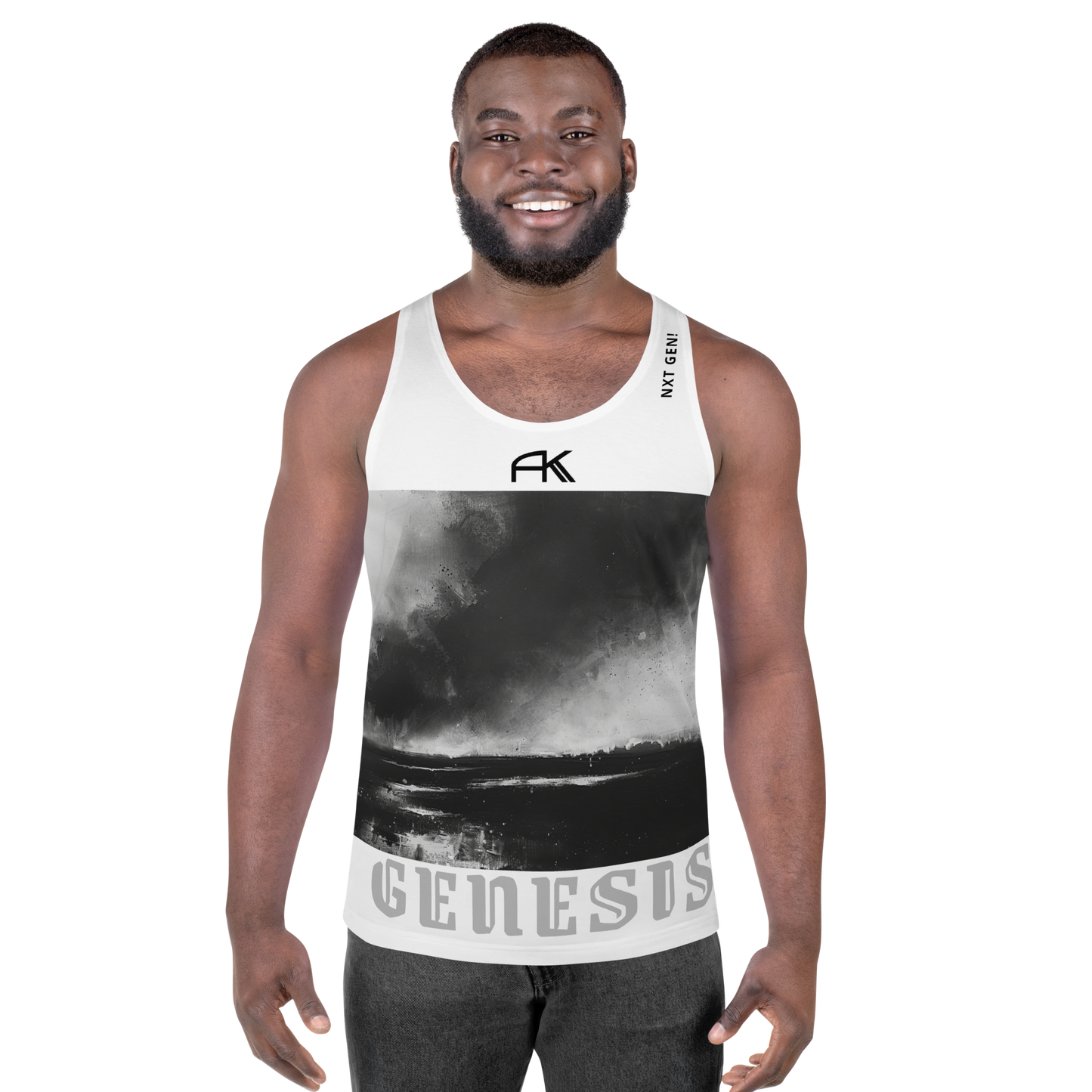 AK GENESIS - Nxt Gen! chptr one Unisex Tank-Top Motiv_White