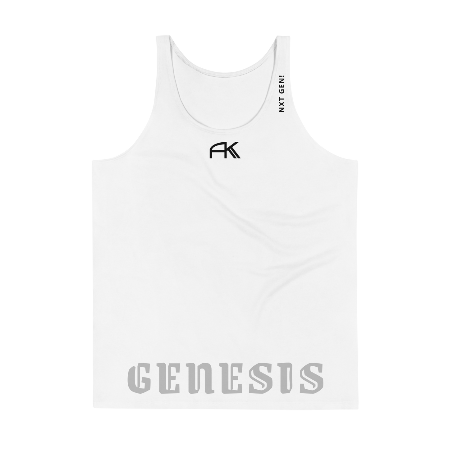 AK GENESIS - Nxt Gen! chptr one Unisex Tank-Top Pure_White