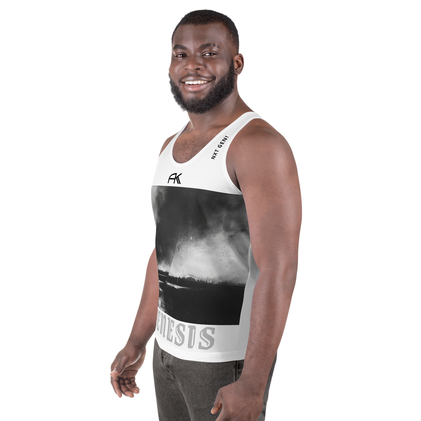 AK GENESIS - Nxt Gen! chptr one Unisex Tank-Top Motiv_White