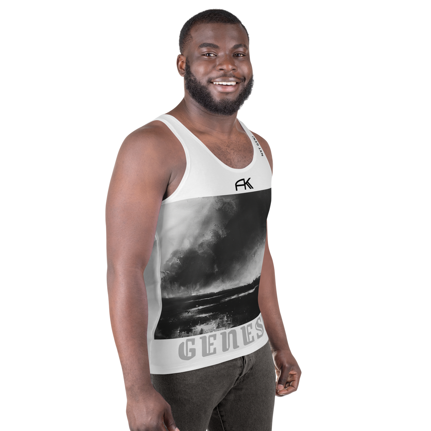 AK GENESIS - Nxt Gen! chptr one Unisex Tank-Top Motiv_White