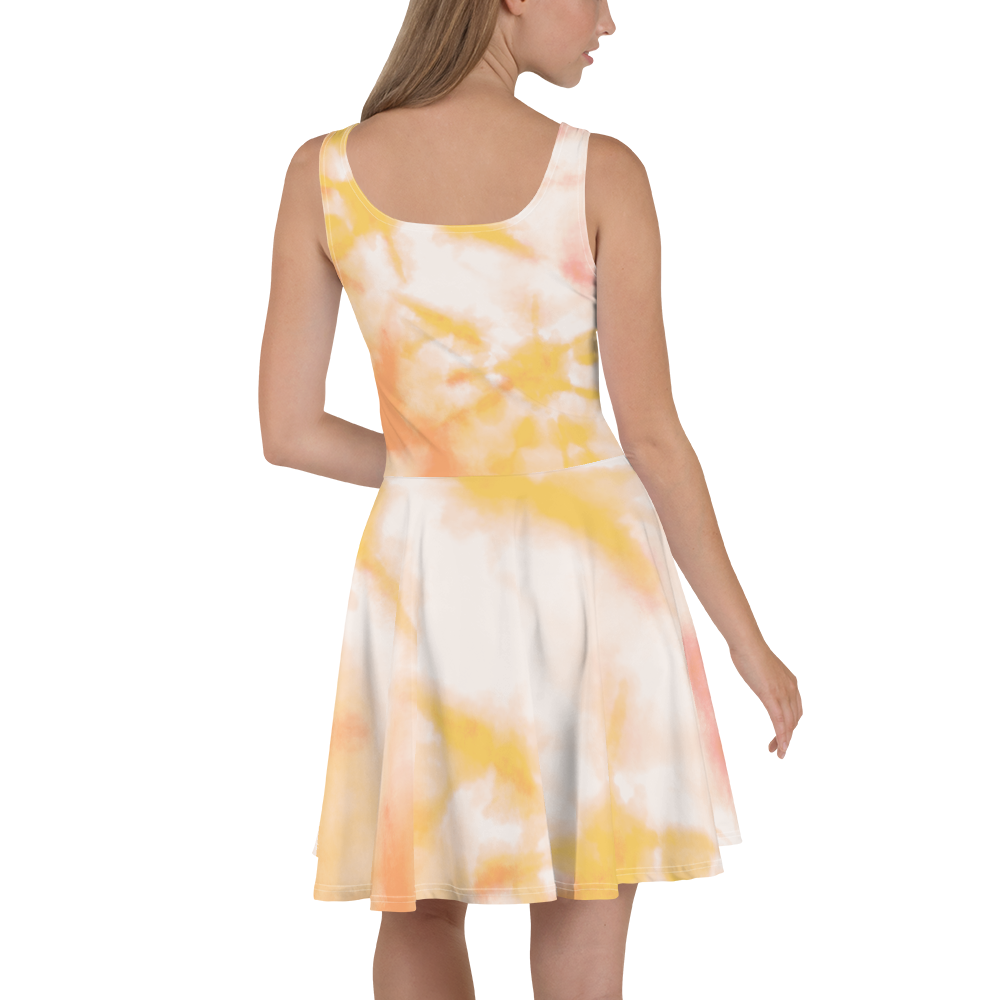 AK Summer Breeze Skater-Dress_Orange Pure & Clean