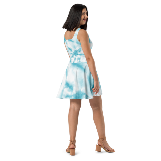 AK Summer Breeze Skater-Dress_Blue Pure & Clean