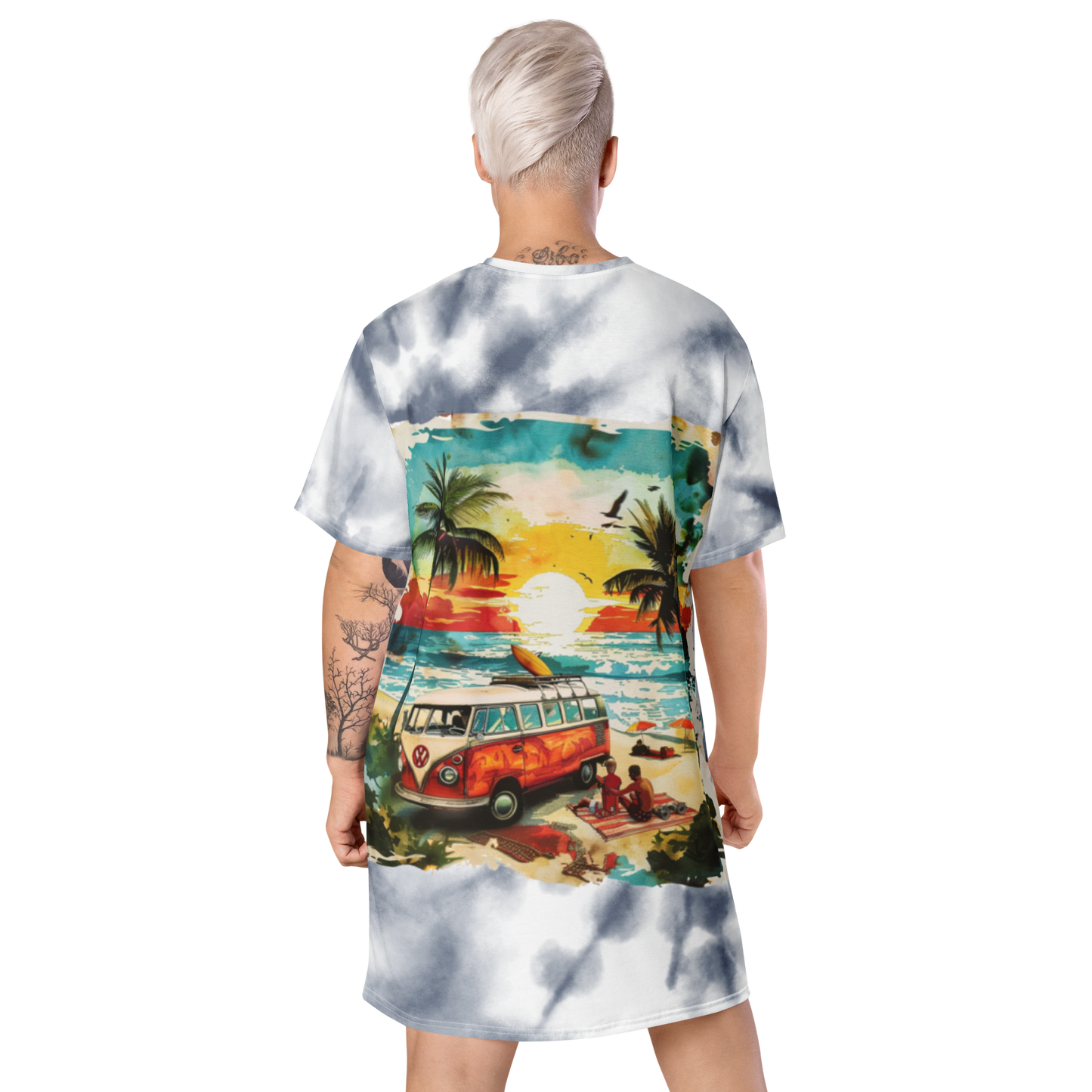 AK Summer Breeze Robe t-shirt_Gris Sunset Surf