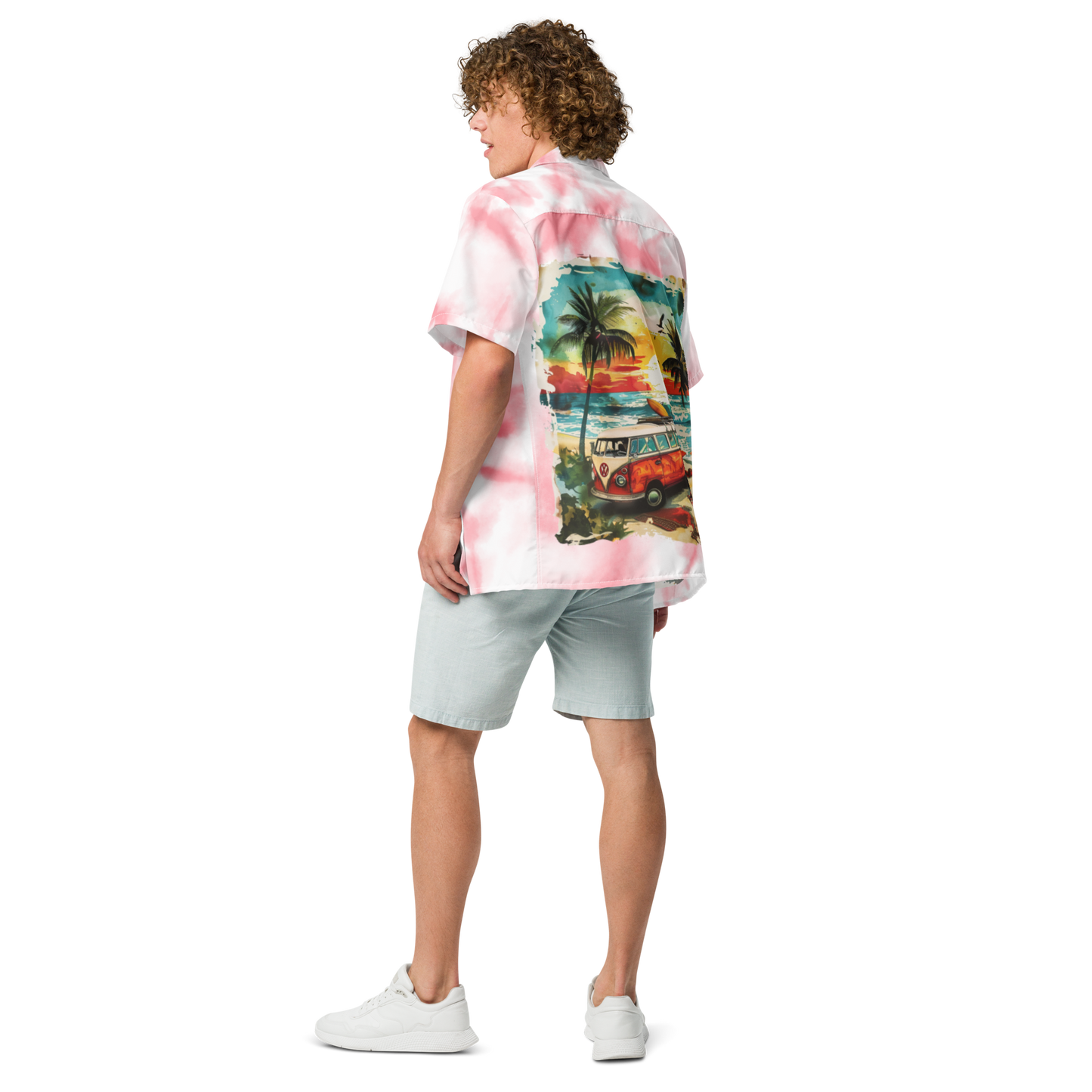 AK Summer Breeze Unisex Shirt_Pink Sunset Surf