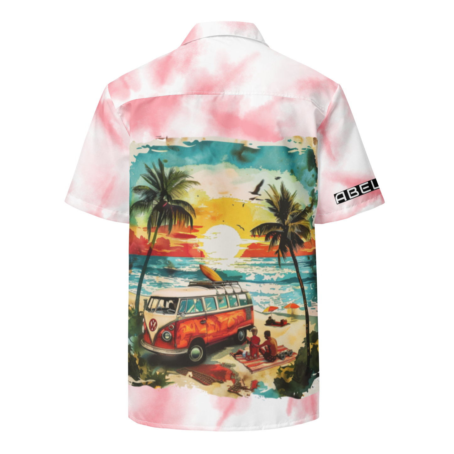 AK Summer Breeze Unisex Shirt_Pink Sunset Surf