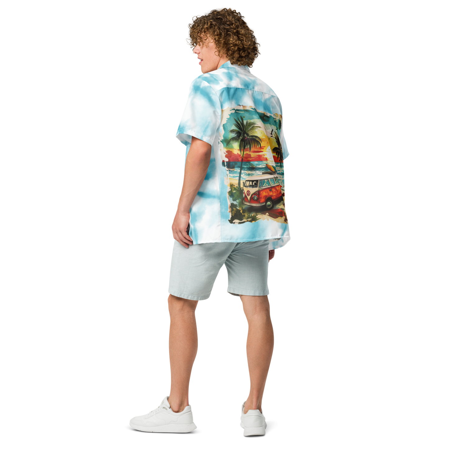 AK Summer Breeze Unisex Shirt_Blue Sunset Surf