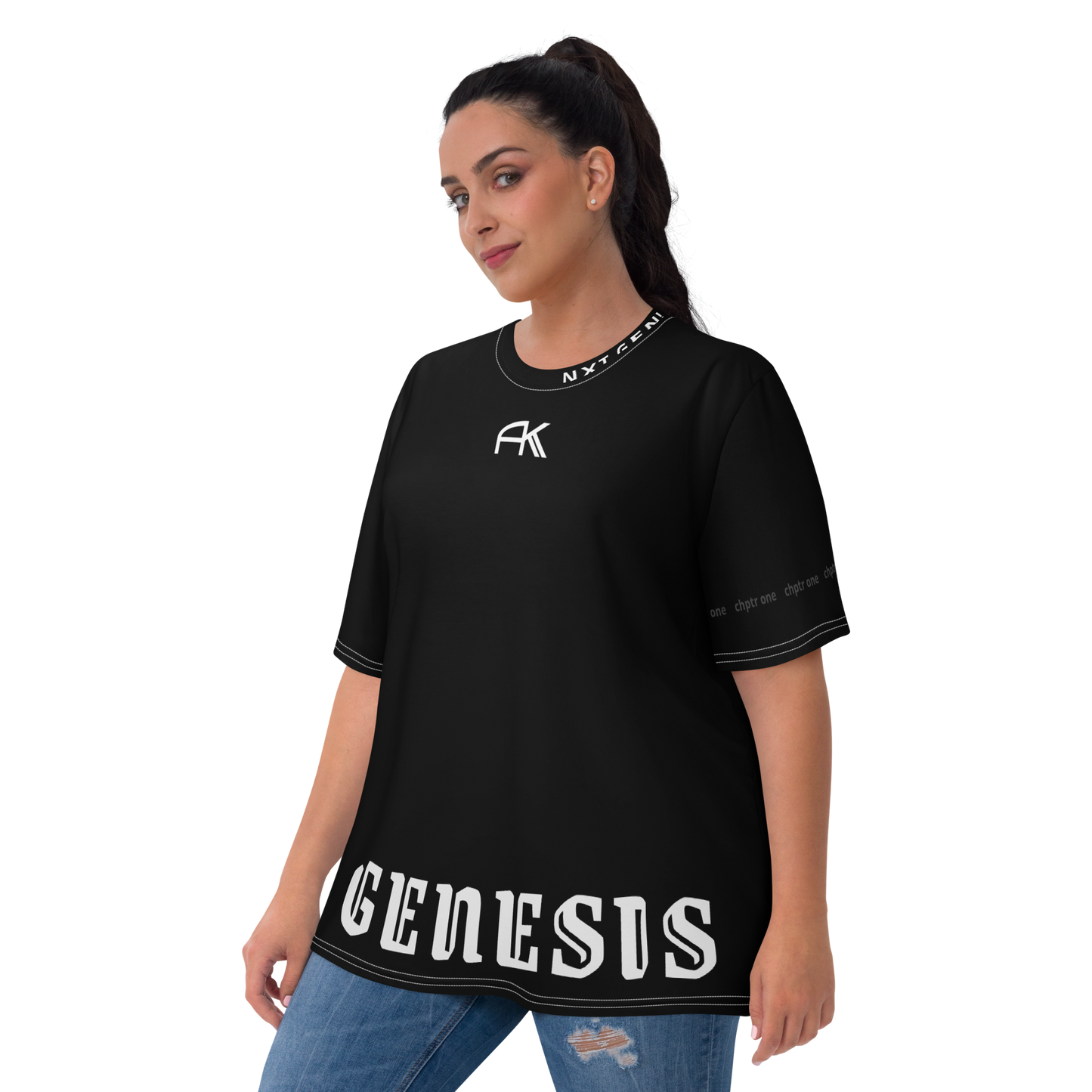 AK GENESIS - Nouvelle génération ! chptr one Tee-shirt Femme Pure_Black