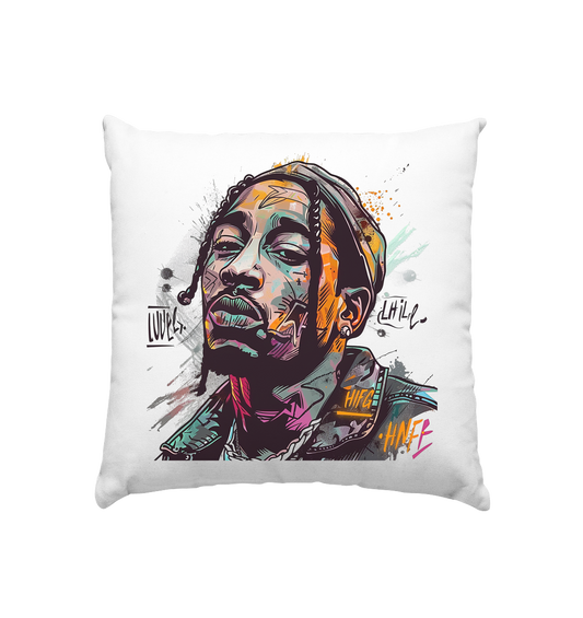 HIP2DAHOP "The Colored Dude" - Cushion 40x40cm