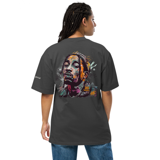 LMG The Colored Dude Unisex Oversized Faded T-Shirt