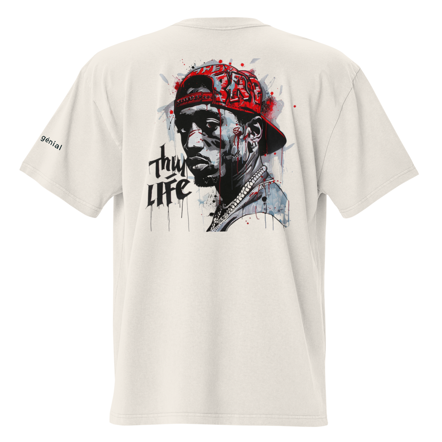 LMG Red Cap Dude Unisex Oversized Faded T-Shirt