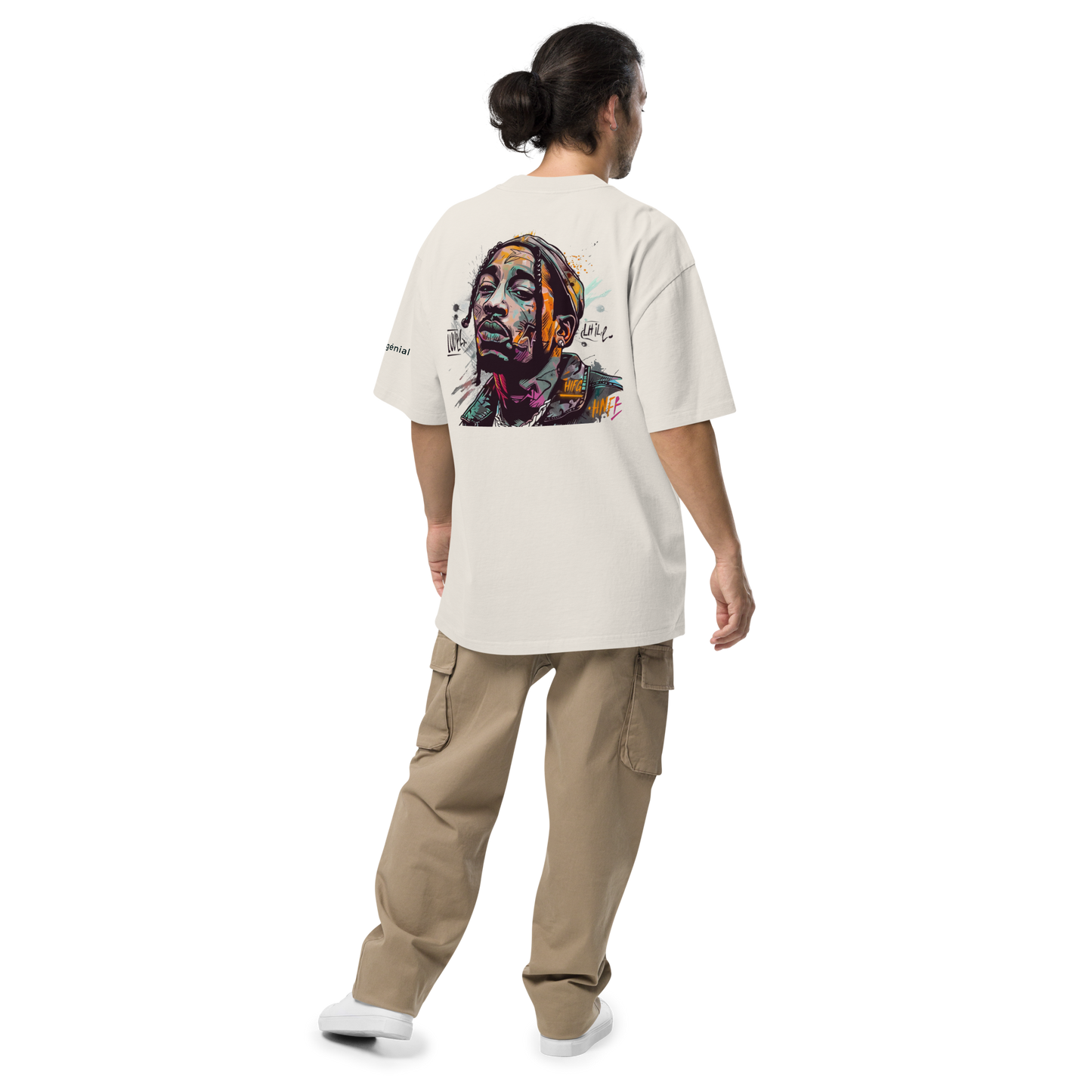 LMG The Colored Dude Unisex Oversized Faded T-Shirt