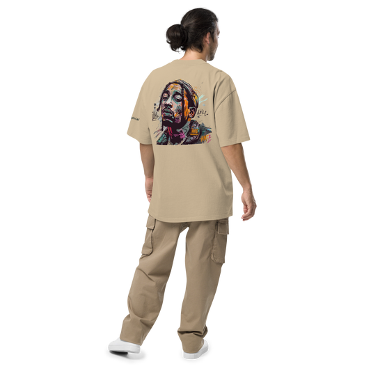 LMG The Colored Dude Unisex Oversized Faded T-Shirt